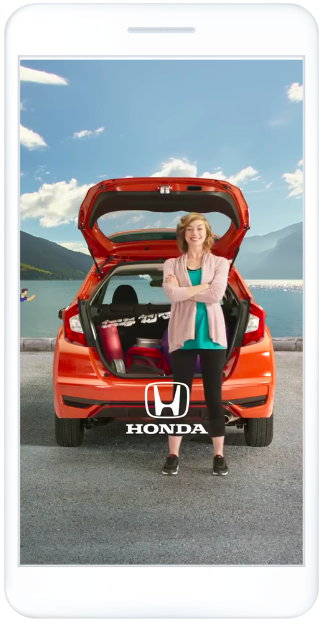 Honda's Facebook Stories ad