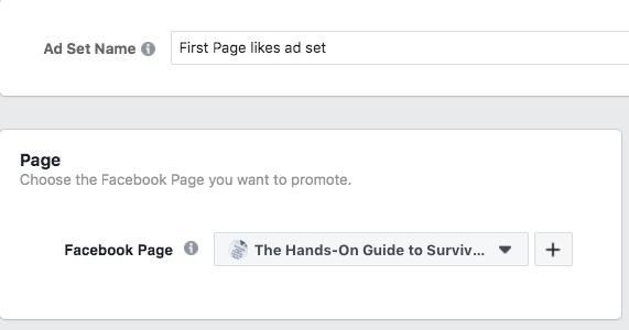 Option to choose which Facebook Page you want to promote