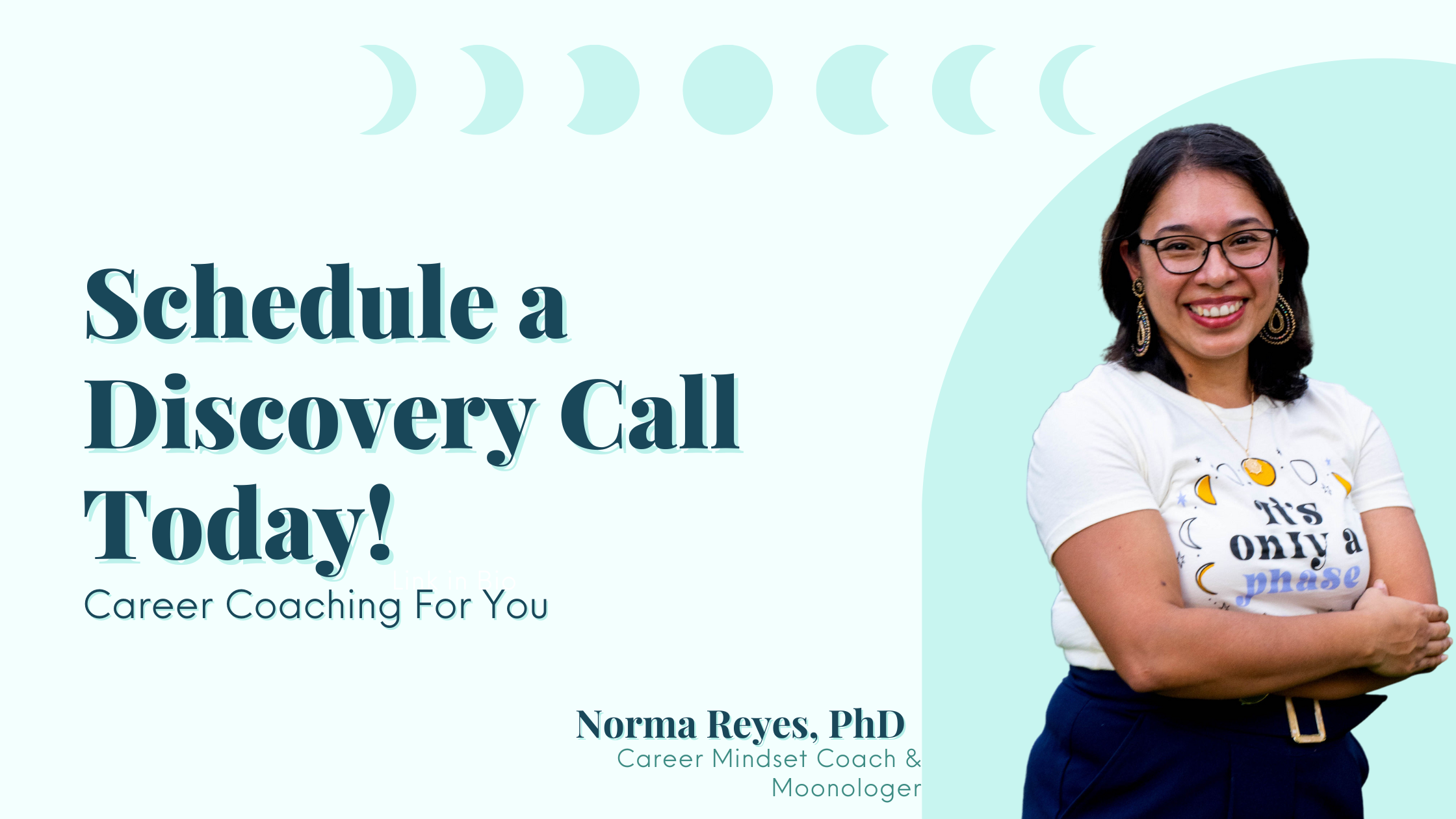 Schedule a discovery call today! Manifest Your Dream Career with Norma Reyes Career Mindset Coach