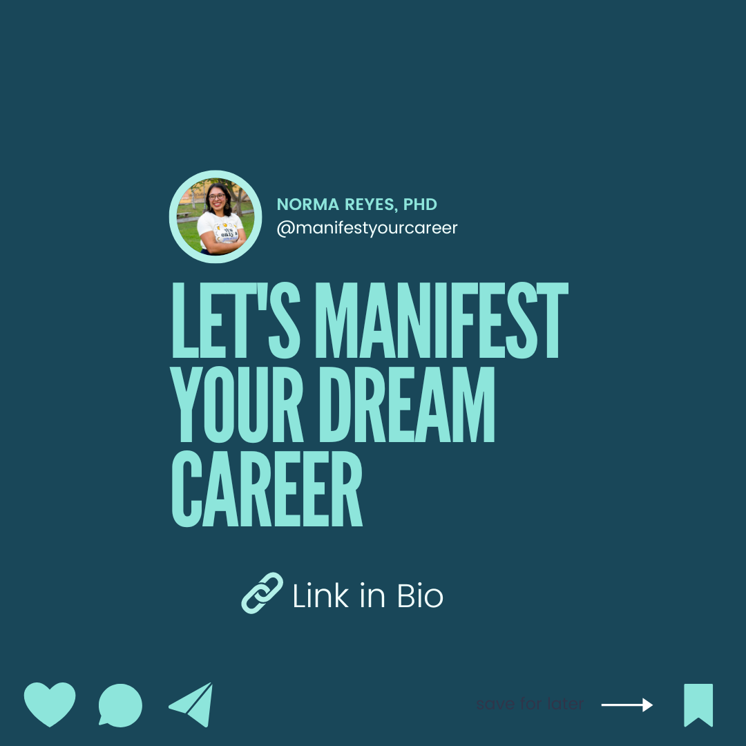 let's manifest your dream career and schedule a discovery call with dr reyes