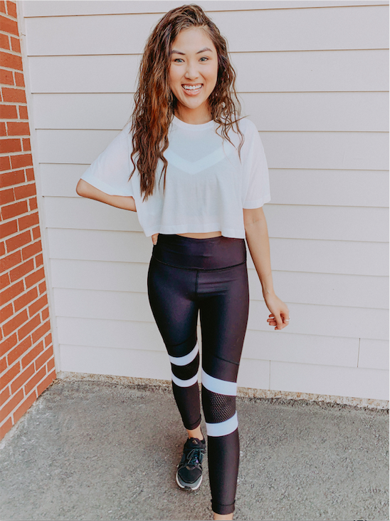 thrive societe workout outfit