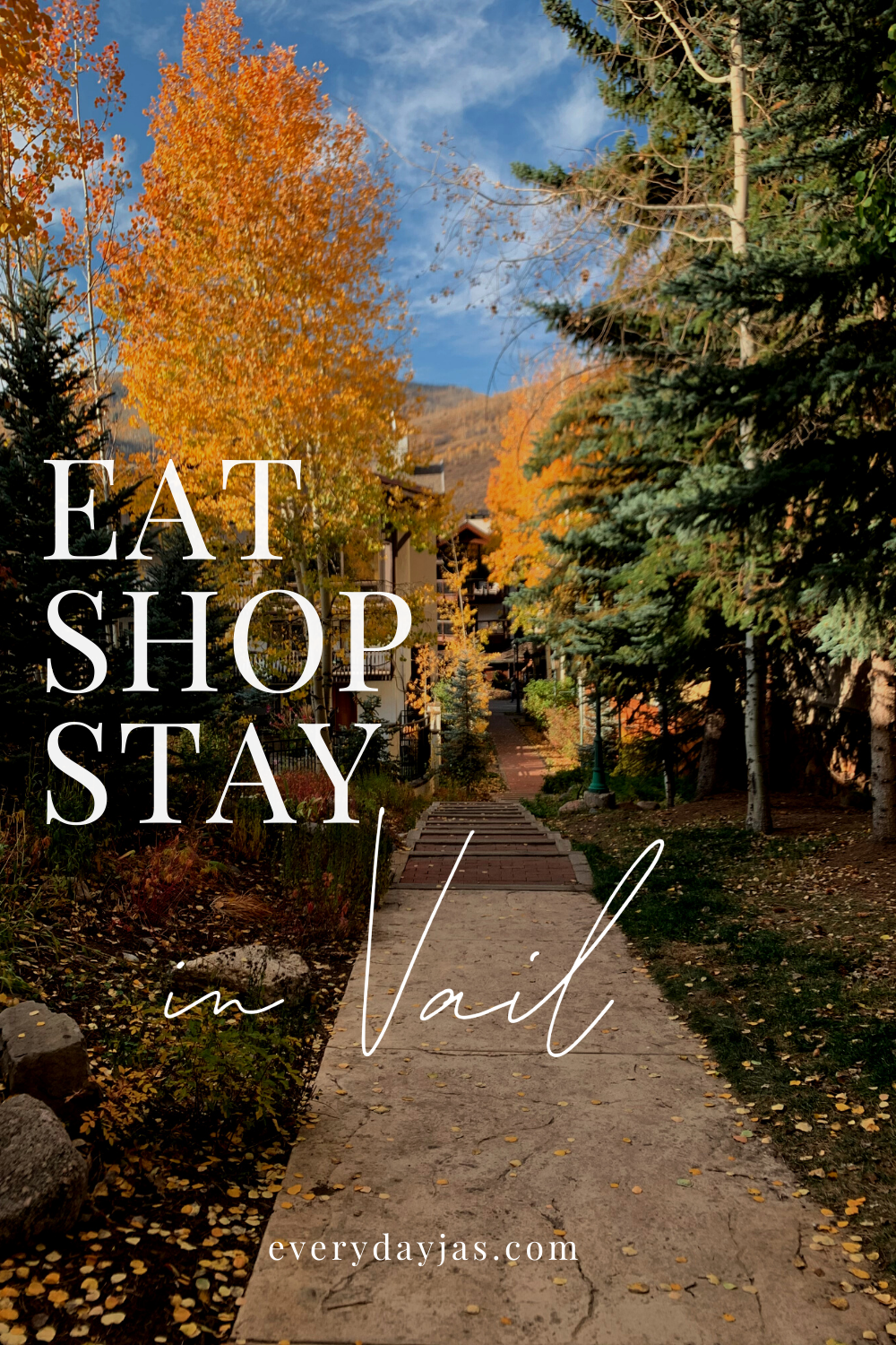 eat shop stay in vail