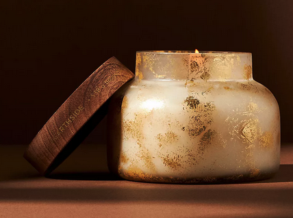 gold foil candle 