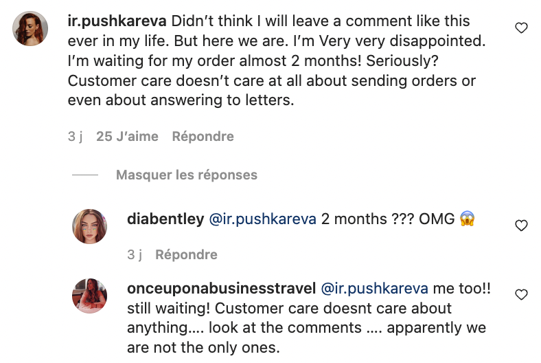 Jacquemus scandal instagram comments 