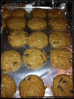 These don't look done, but this is what they should look like when they come out of the oven.&nbsp;