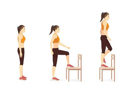 Stepper Exercises Lateral Step-Up