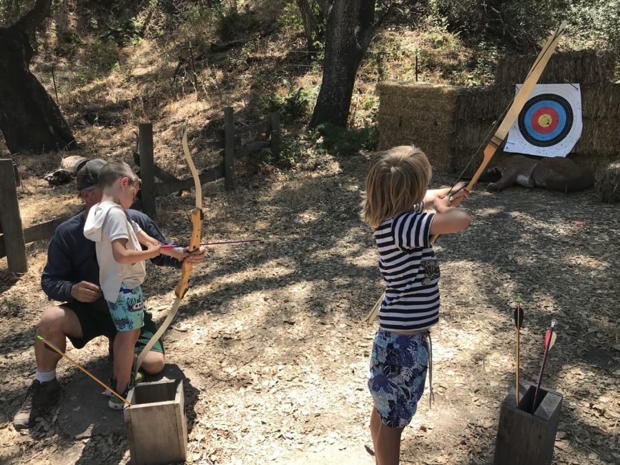 Camp Grandma 2018 archery