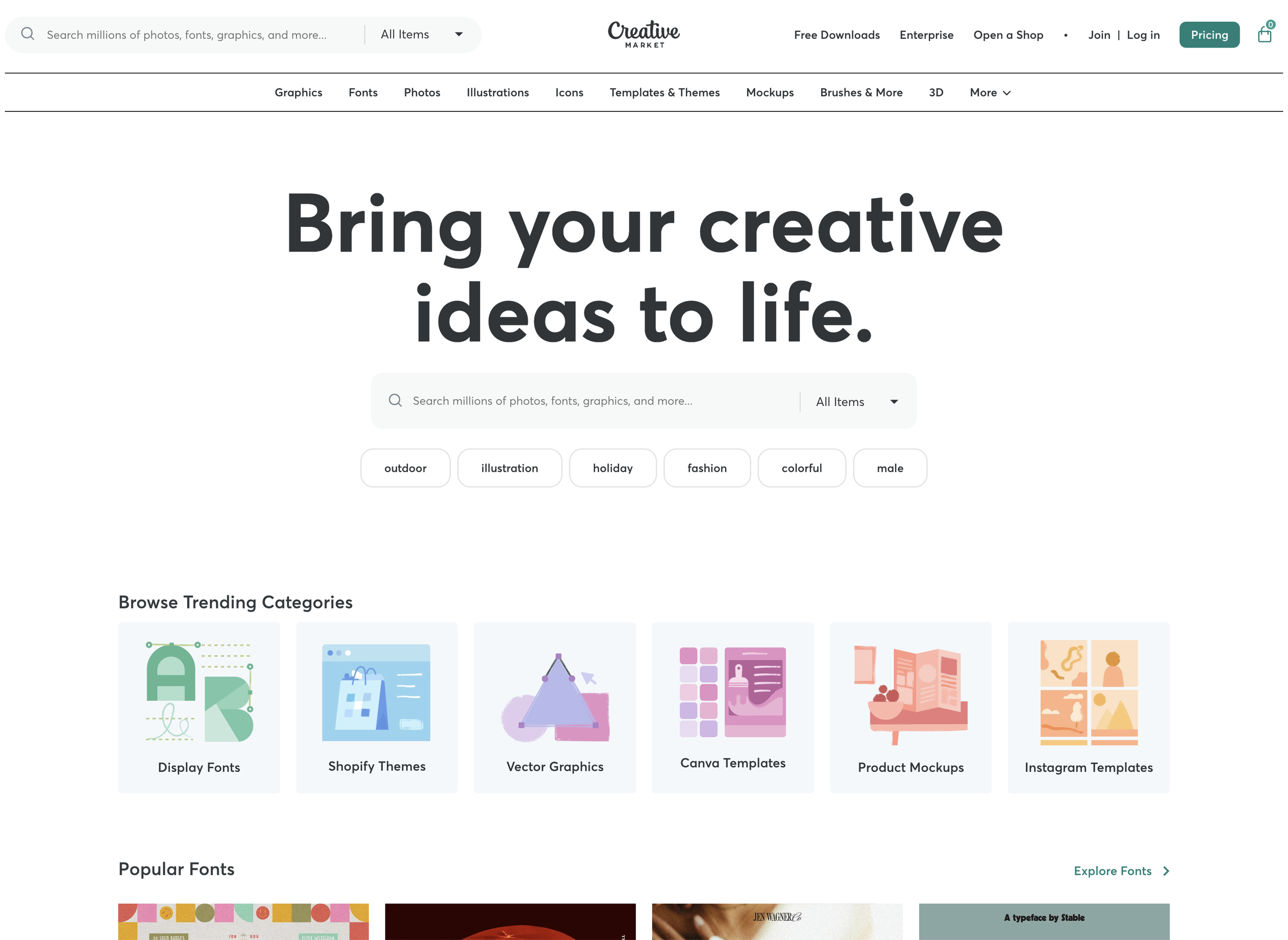 creative market brand design tools