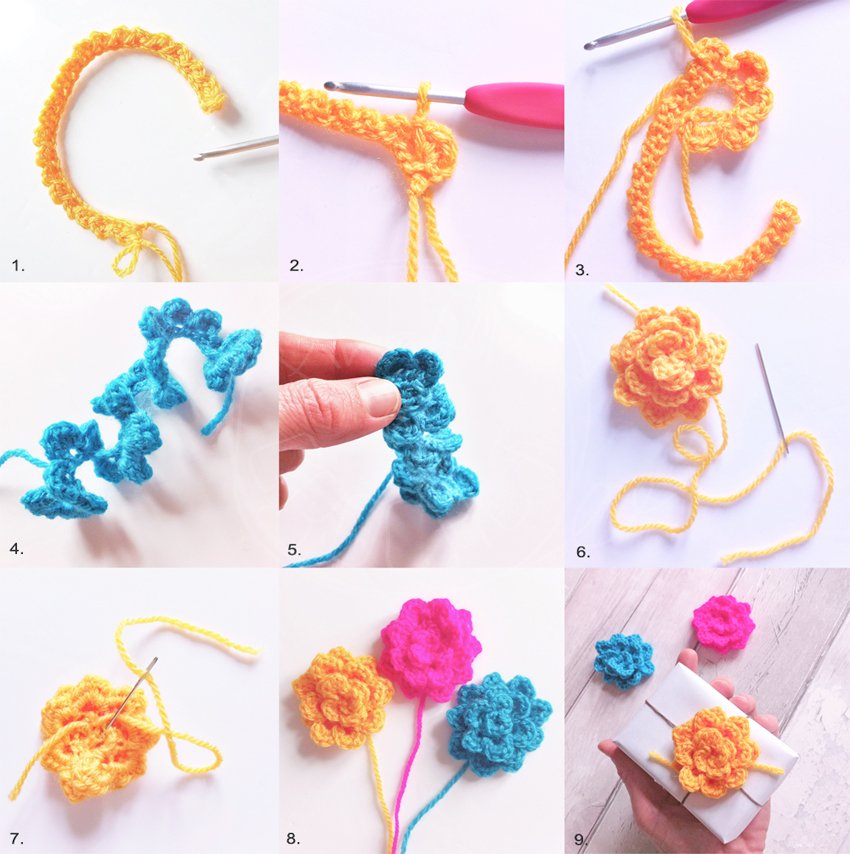 DIY Fleur Crochet
