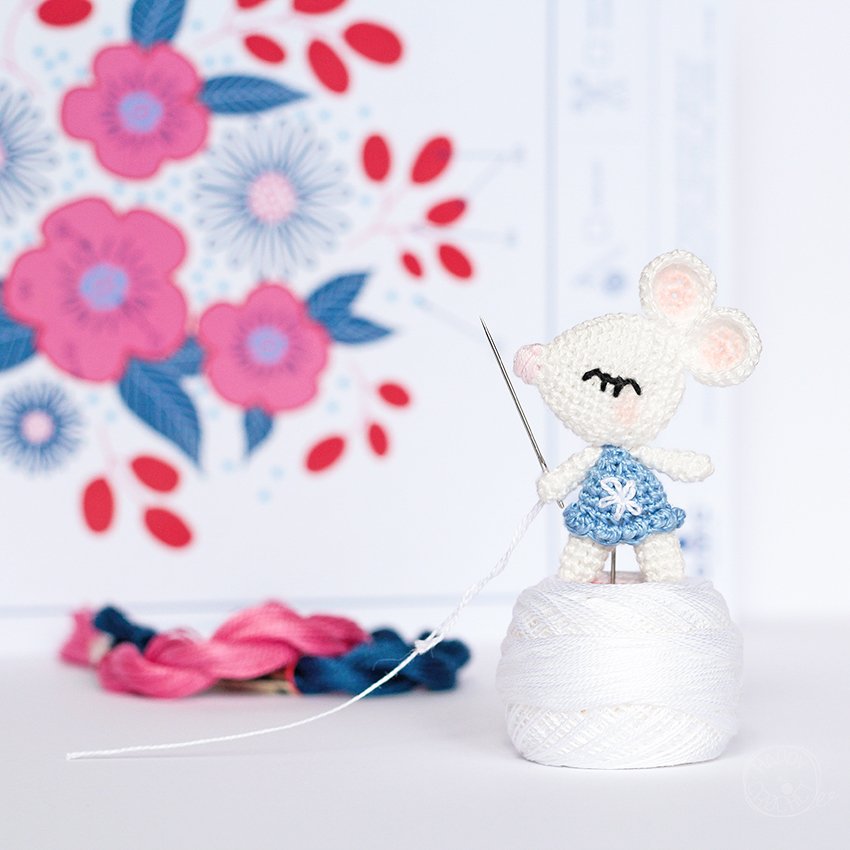 Amigurumi Souris au Crochet Miniature