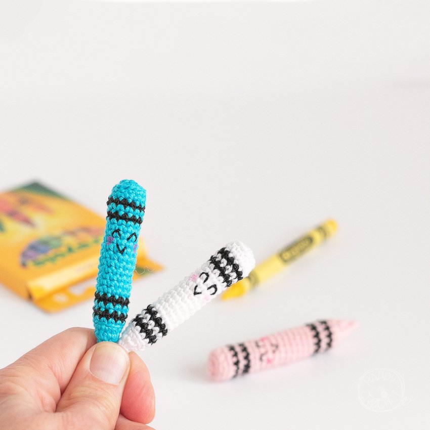 Tutoriel Crayons Amigurumi au Crochet