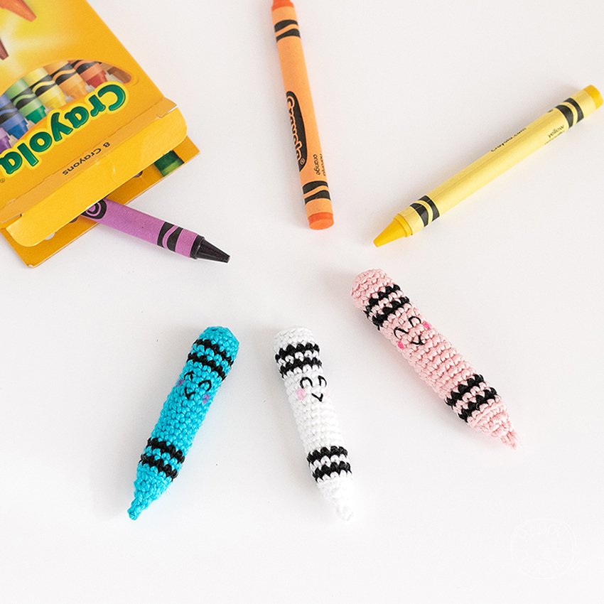 Tutoriel Crayons Amigurumi au Crochet
