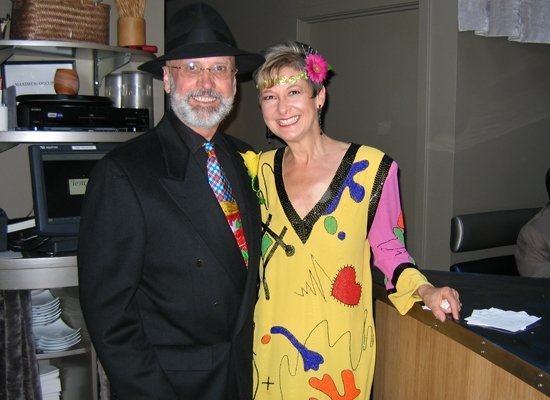 David and Leanne Kesler dressed up