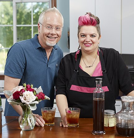 Chef Jenna Joins J in the kitchen to whip up some Rose Infused Vodka on Life in Bloom!