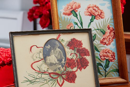 This frame and Paint by Number are just a part of J's Carnation Collection!