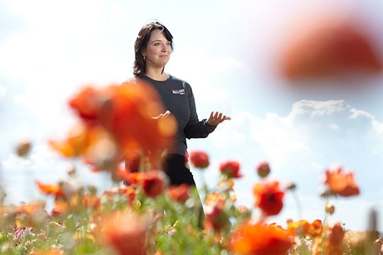 Michelle Castellano-Keeler shares the story behind the Carlsbad Flower Fields!