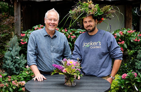 J always brings a flower crown on every visit- and this Flower Crown is created from Jonker's Garden Plants and Flowers!