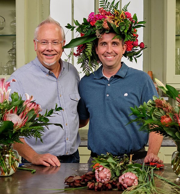 Dr. Adam Van Gessel DC stops by the Life in Bloom Studio to arrange flowers with J- and talk about the Health and Wellness Benefits of Flowers and Chiropractic!