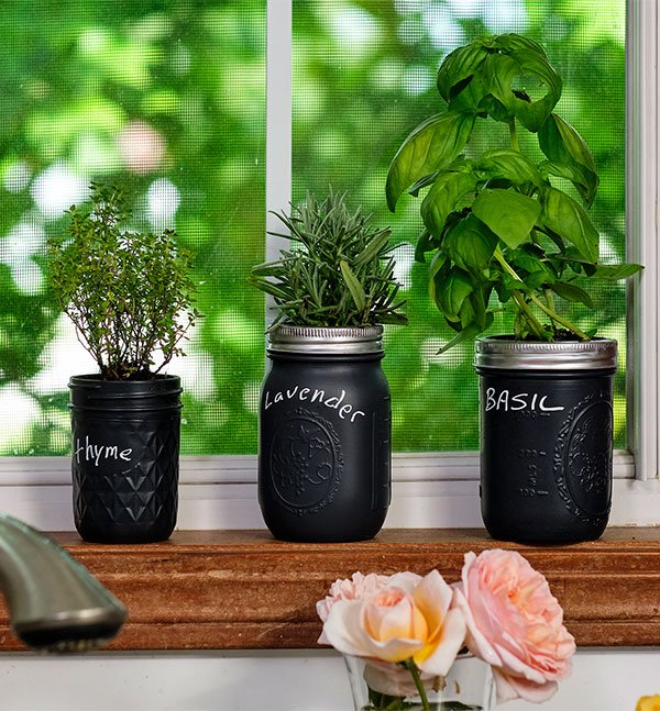 Create your own Herb Selection and personalize the jars with a Craft Market to make it even more Fun!
