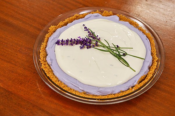 This Instant Cheesecake Recipe is easy- and adding a subtle Lavender flavor is not only delicious- it creates an eye-catching presentation. 