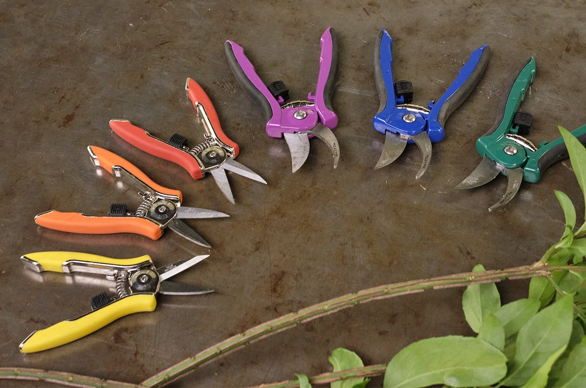 ColorPoint Bypass Pruners and Compact Shears by Dramm