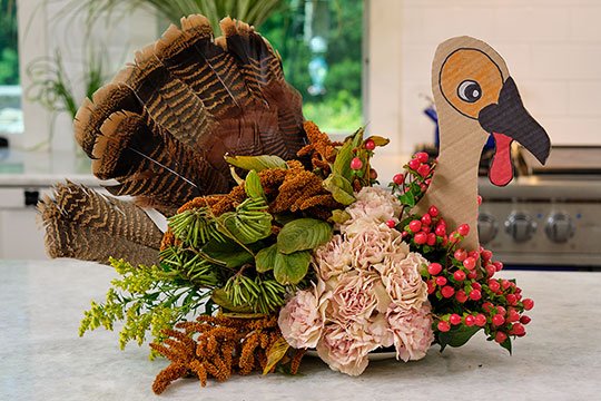 Let’s Talk Turkey - Flower Centerpiece