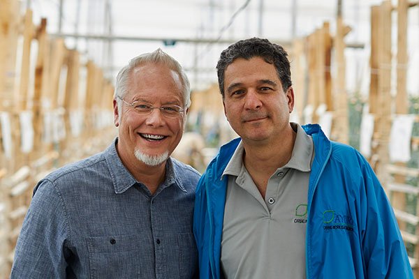 J visits with his Friend José Restrepo at his flower farm in Colombia, South America