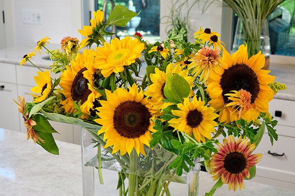 Bring on the Sunshine- with Flowers! Sunflowers are just like sunshine in a Vase! Enjoy!