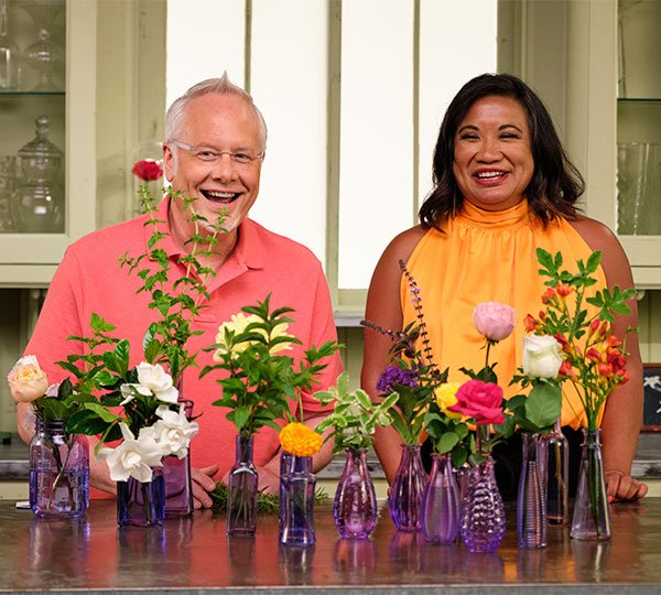 My Friend Jenn and I have some fun talking about (and SMELLING) Flower Fragrances!
