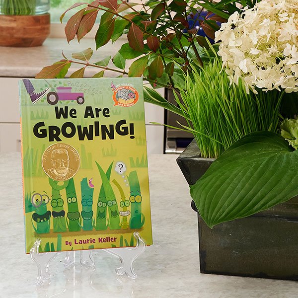 Laurie Keller's "We are Growing"- winner of the Theodore Suess Geisel Award... 