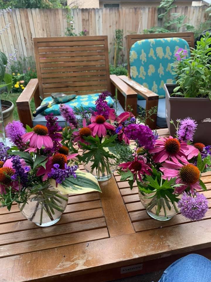 Viewer Claudia Dinwiddie provides this week's Flowers from You- with amazing Flower Arrangements from her Garden! 