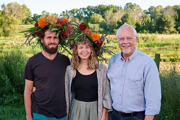 J Visits Golden Hour Farm with Flower and Herb Farmers- Scott Townley and Christian Gibson - a what a wonderful time we had in the Herb and Flower Fields!