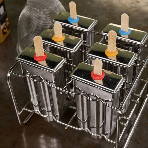 Here's the Stainless Steel Popsicle Molds- that were easy to use- and worked Great!