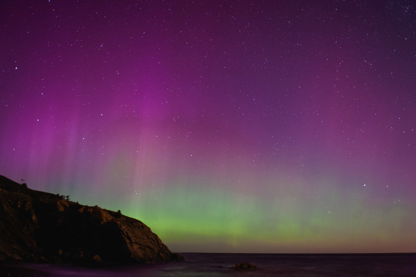 the northern lights | aurora borealis canada | meat cove nova scotia travel photography