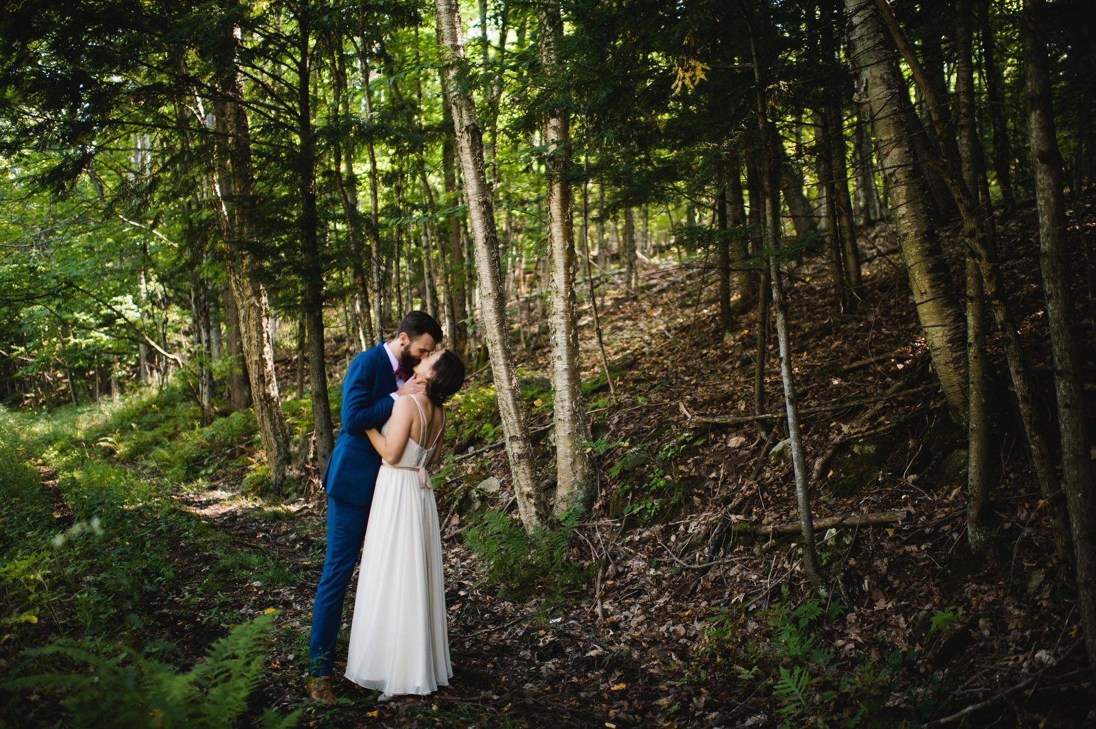 wedding photography in the woods algonquin park