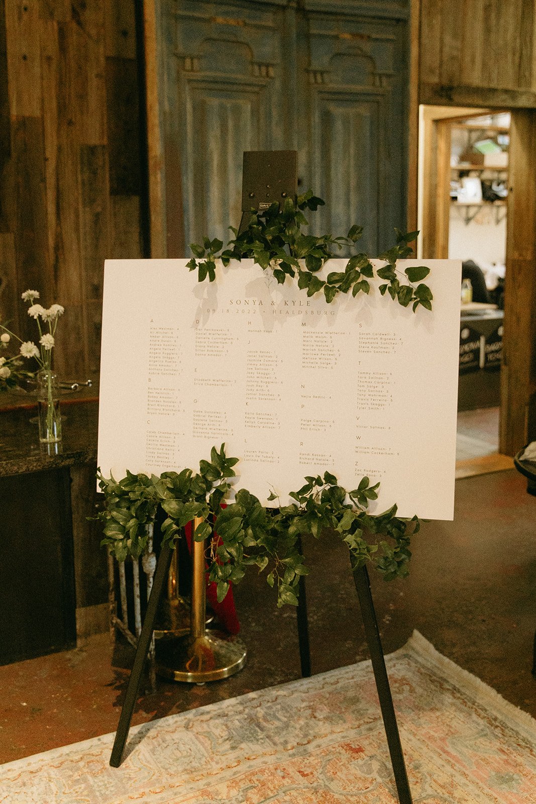 Intimate Outdoor wedding with elegant florals and details