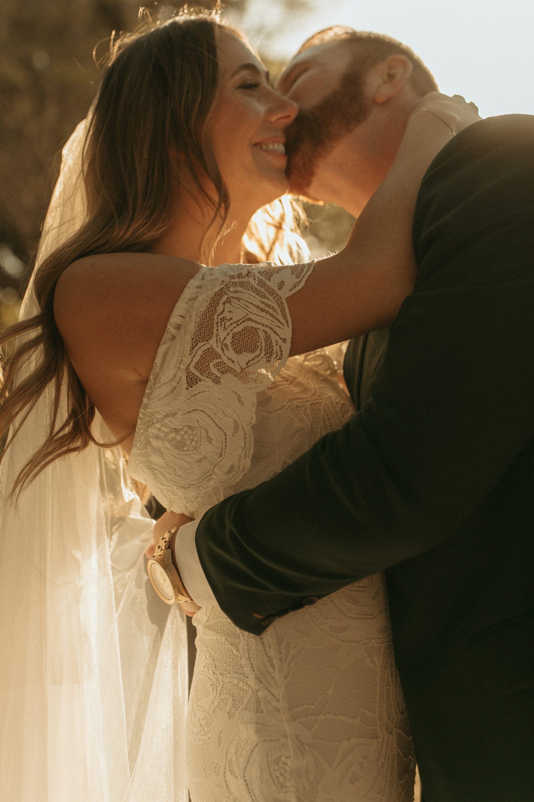 Beautiful Bride and Groom during their McCormick Home Ranch Wedding
