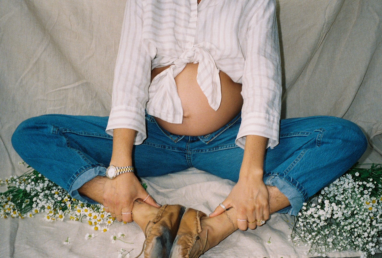 Film and Digital Studio Maternity Photoshoot