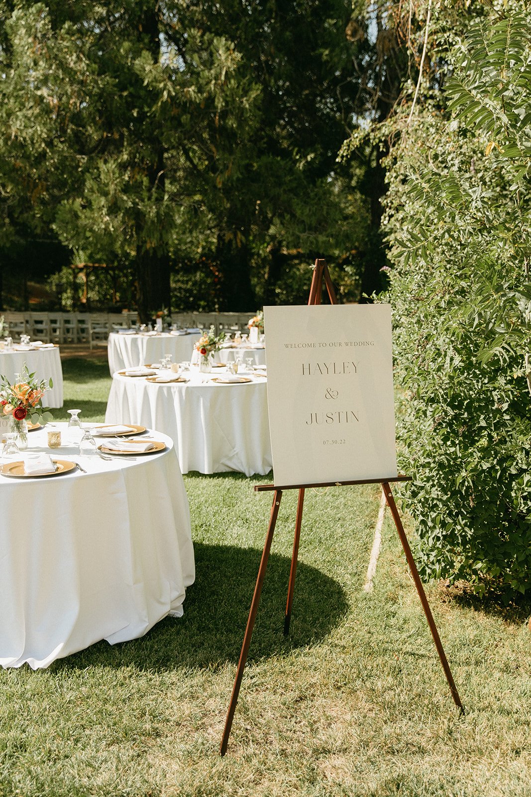 Intimate Outdoor wedding day in Foresthill California