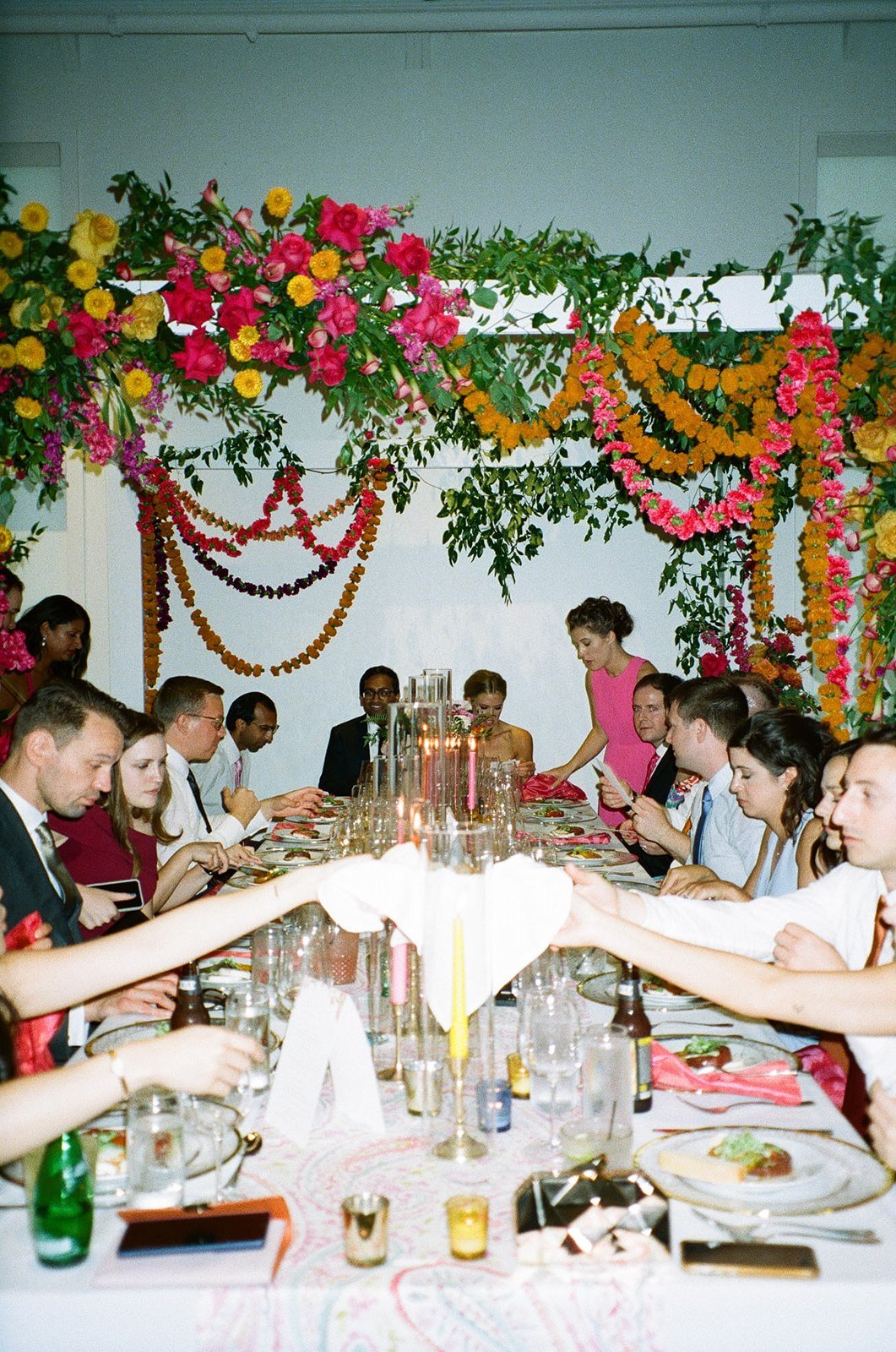 Film Photos from a Vibrant Midwest Wedding with Indian elements