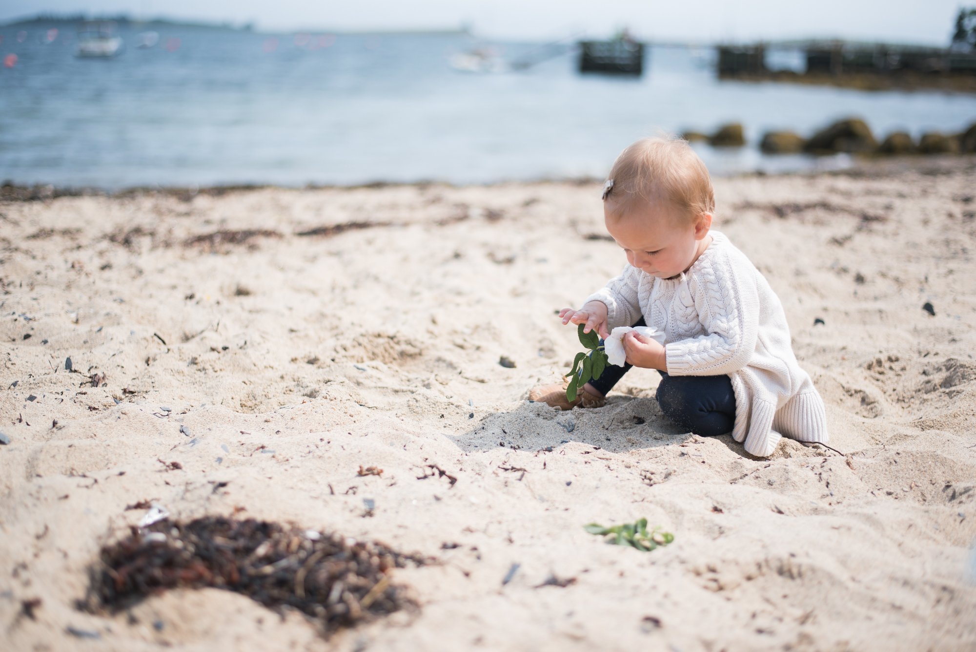 Wild Rosebuds on Parenting Alone for a few months. Beach Family Photos with two kids