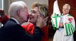 IT TURNS OUT HILLARY CLINTON IS THE ONLY PRESIDENTIAL CANDIDATE WITH TIES TO THE KKK