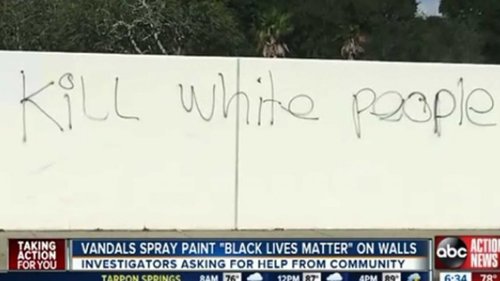 'Kill White People' Graffiti Vandalizes Florida Homes, Pro-Trump Signs