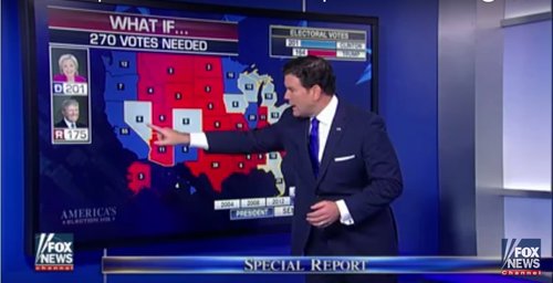 ALERT! Bret Baier Electoral Map Shows Possibility of a 269-269 (Video)