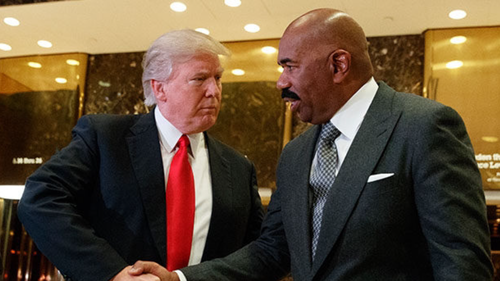 Steve Harvey Meets With President-Elect Trump, Receives Tremendous Backlash From Black Community 