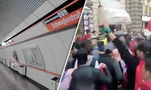 HORROR as migrants 'shout Allahu Akbar and fire replica guns' on train