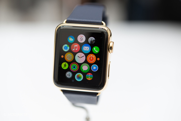The solid gold Apple Watch Edition starts at $10,000.