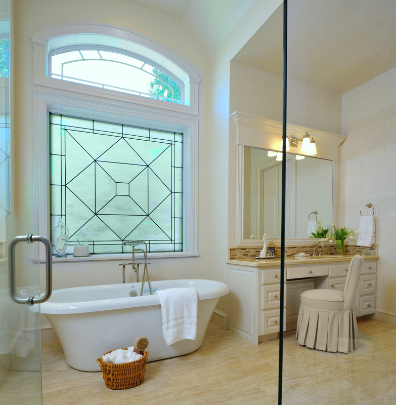 regain your bathroom privacy & natural light w/this window treatment