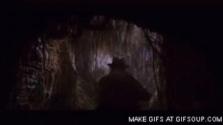 Image result for indiana jones tomb gif