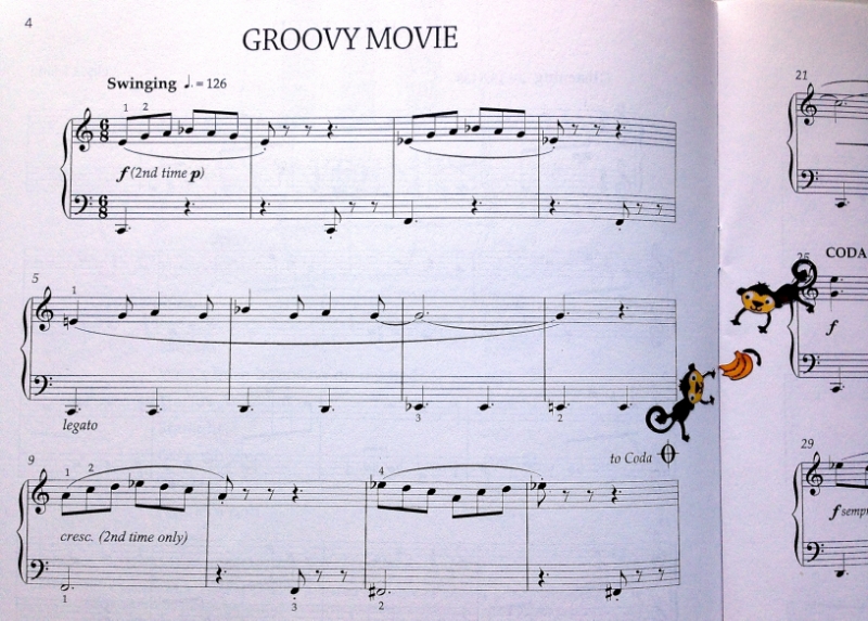 Excerpt of  Groovy Movie  from Elissa Milne's  Little Peppers  book.